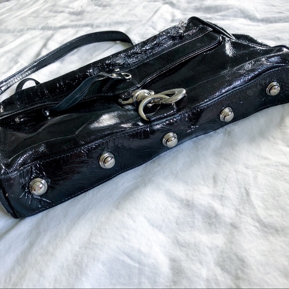 Rebecca Minkoff MAC black patent leather clutch - Picture 6 of 11